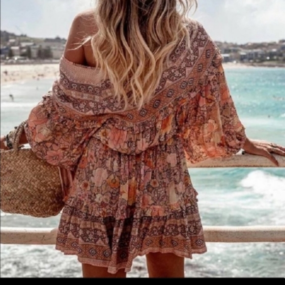 HP! Floral Boho Chic Dress - Picture 2 of 7